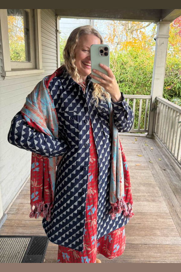 Ace & Jig Quilted Overcoat - Dungaree