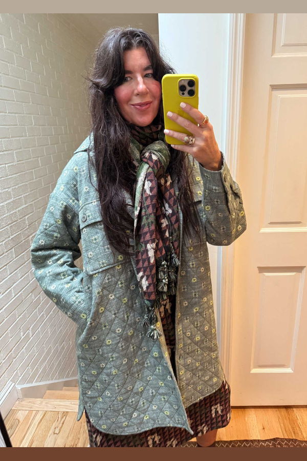 Ace & Jig Quilted Overcoat - Willow