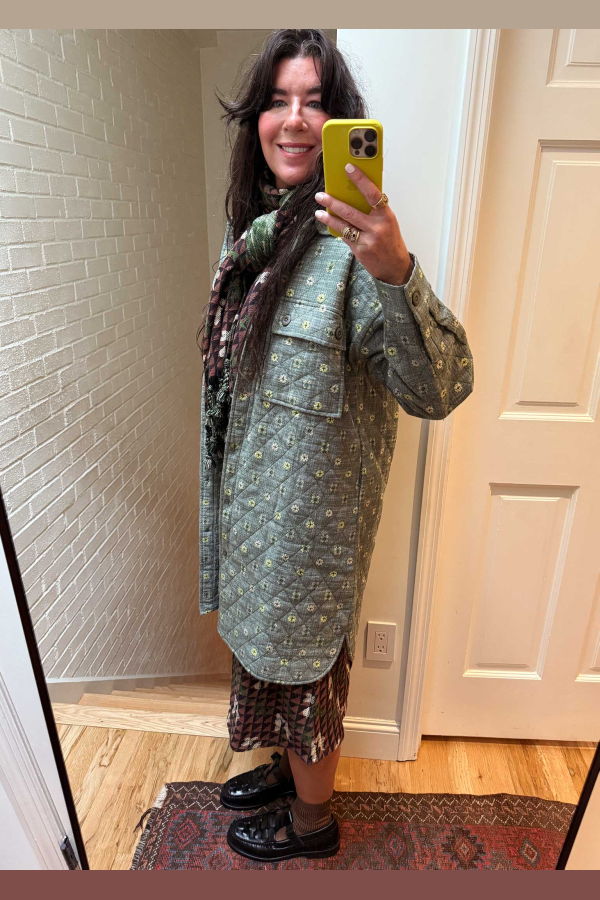 Ace & Jig Quilted Overcoat - Willow