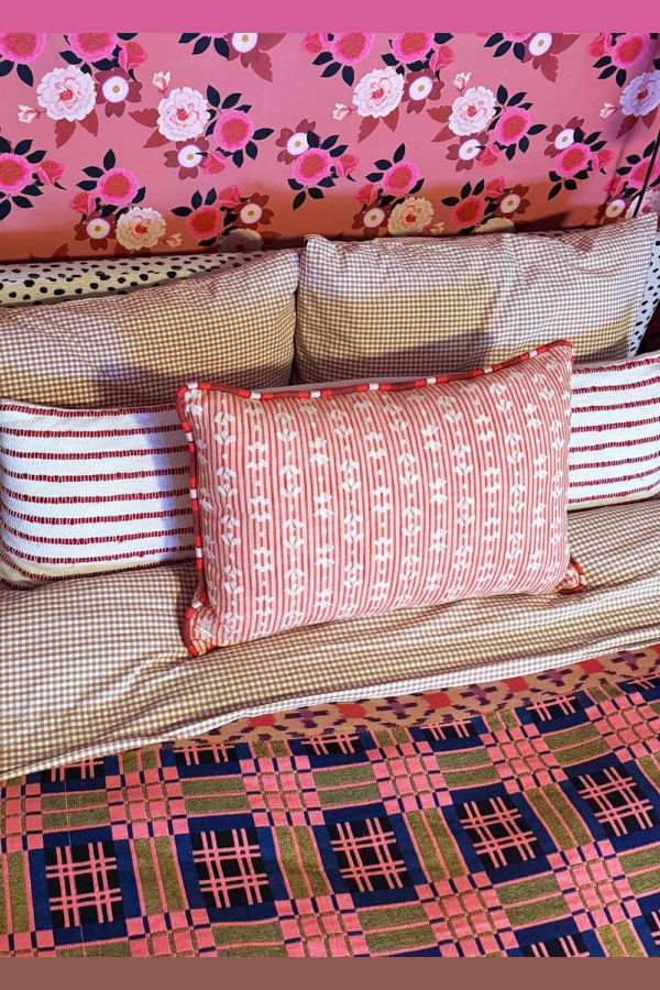 Ace & Jig Snuggle Piped Pillow - Airmail