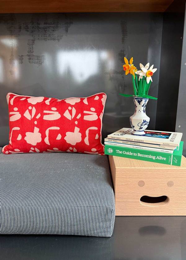 Ace & Jig Snuggle Piped Pillow - Postcard Ace & Jig Snuggle Piped Pillow - Postcard