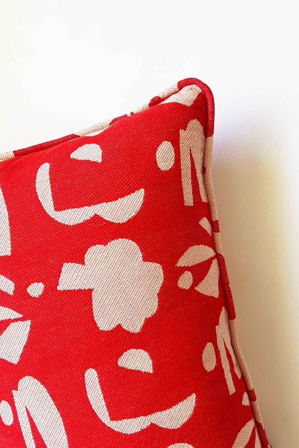 Ace & Jig Snuggle Piped Pillow - Postcard