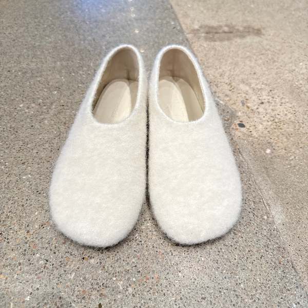 Sofie D'Hoore Fiennes Fluf Ballerina Shoes - Porcelain