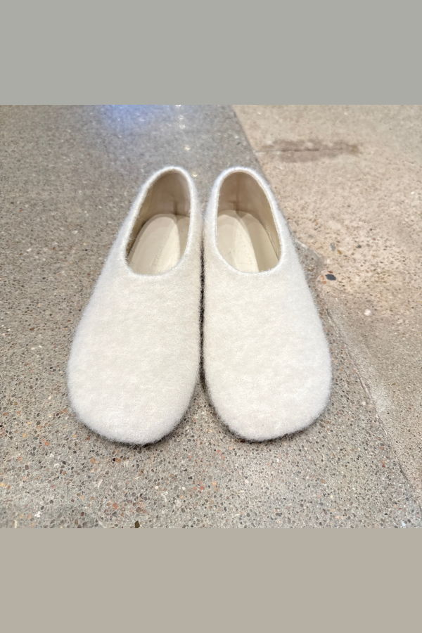 Sofie D'Hoore Fiennes Fluf Ballerina Shoes - Porcelain