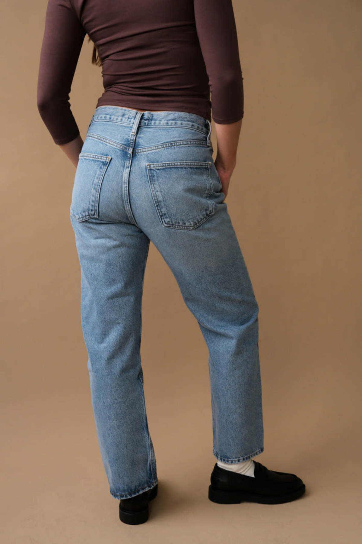 AGOLDE 90's Pinch Waist Crop Jeans - Stage - Image 2 of 5