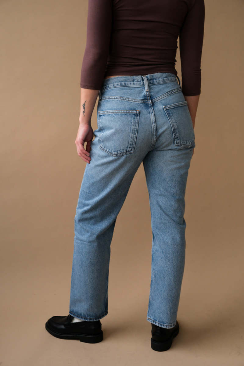 AGOLDE 90's Pinch Waist Crop Jeans - Stage
