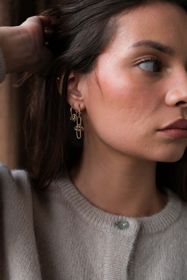 Justine Clenquet Daria Earrings - Gold | Garmentory