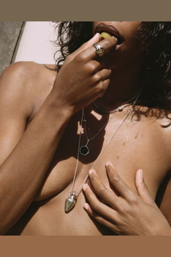 Pamela Love Braided Drop Pendant