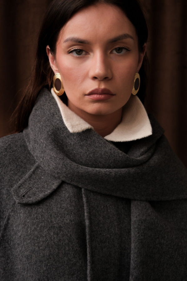 Heaven Mayhem Rowan Earring - Brown/Gold