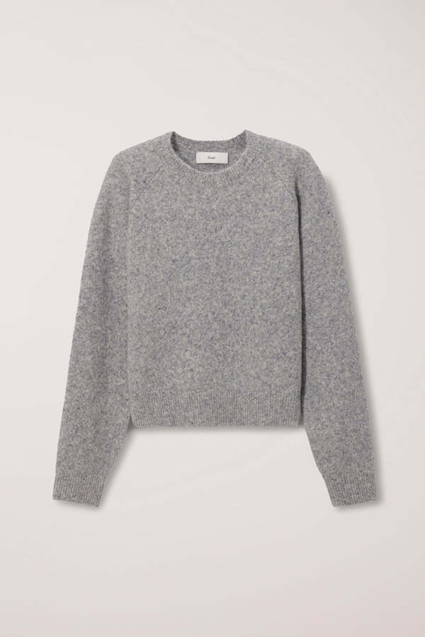 Dunst Shaggy Dog Sweater - Light Melange Grey