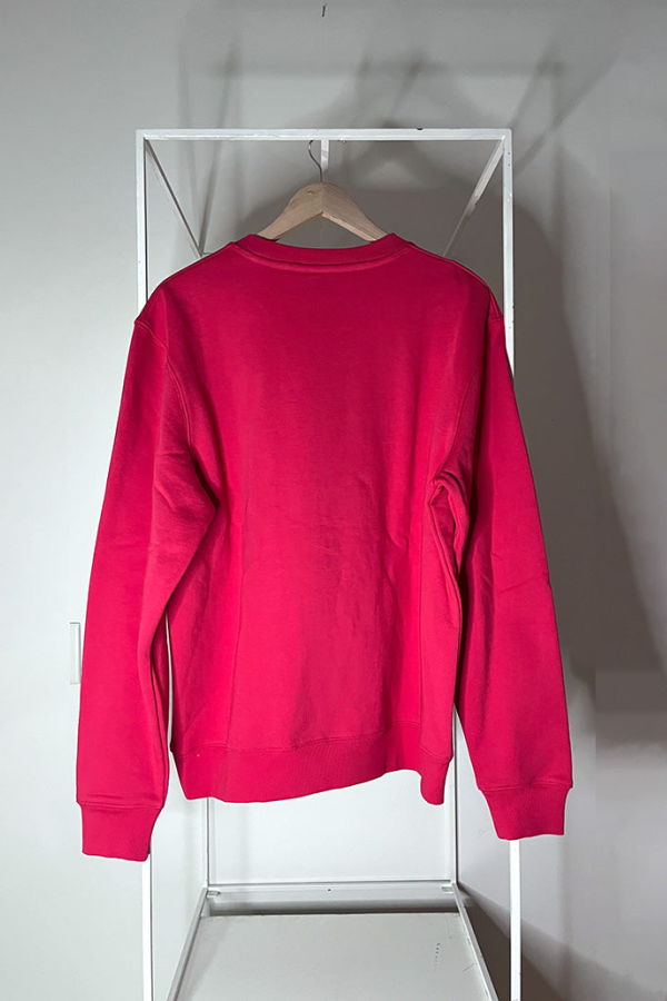 Deus Ex Machina Pill Logo Crewneck Sweatshirt - Melon Red