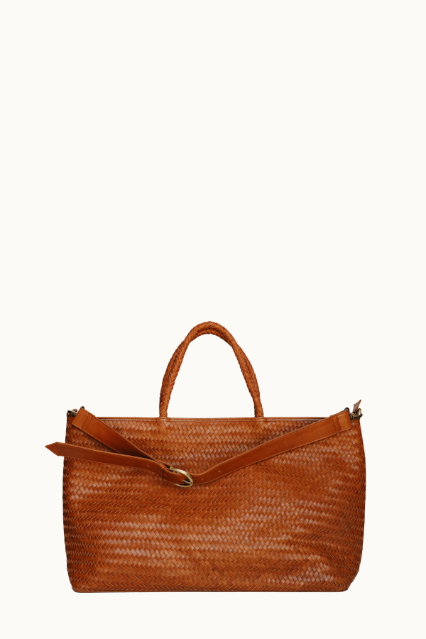 Bembien Le Weekender Bag - Cream/Sienna