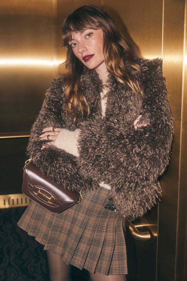 ASTR The Label Faux Fur Jacket