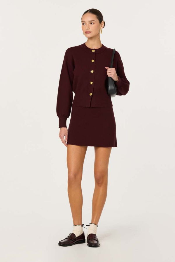 ASTR The Label Eryn Sweater Mini Skirt