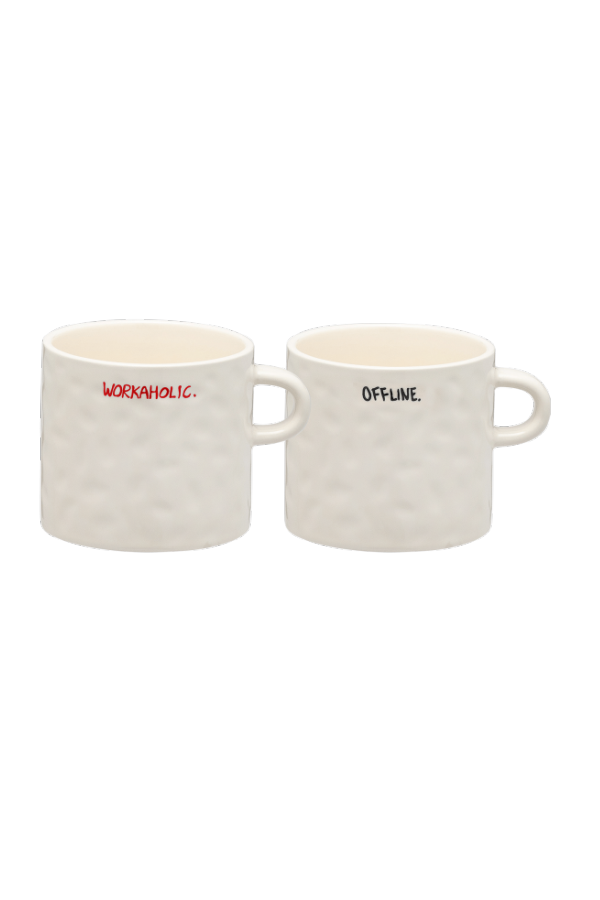 Anna + Nina All About Balance Mugs Set of 2