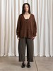 Cocobolo Oversized Mohair Cardigan - Thumbnail 3