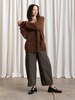 Cocobolo Oversized Mohair Cardigan - Thumbnail 4