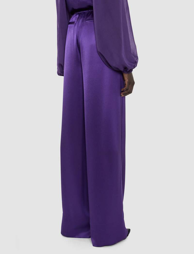 JOSEPH Dijon Double Satin Trousers