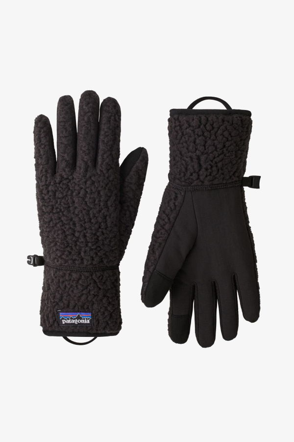 Patagonia Retro Pile Gloves - Black