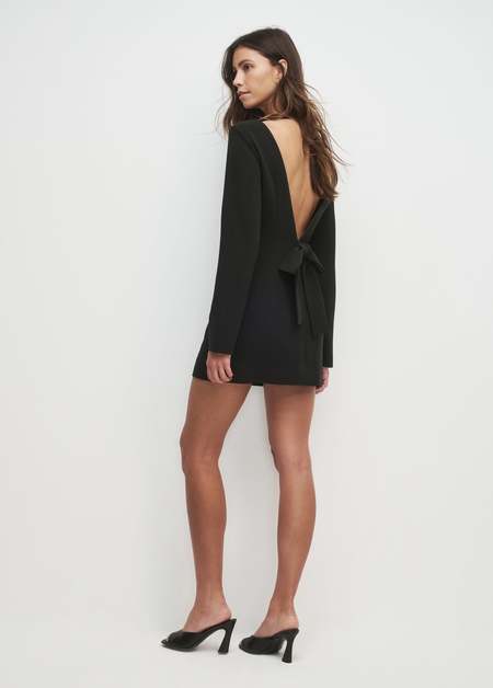 ワンピース HELIOT EMIL dress HELIOT EMIL Orderly Minidress - Black | Garmentory