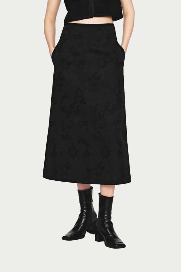 INTO THE EAST Jacquard Skirt