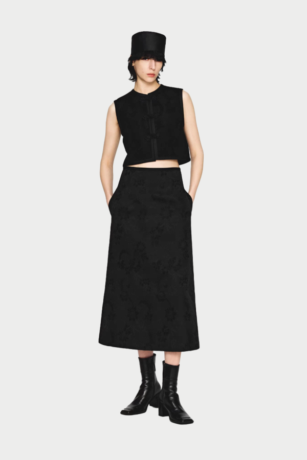 INTO THE EAST Jacquard Skirt