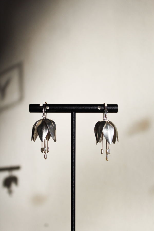 Annette Ferdinandsen Crown Imperial Earrings with Pearls