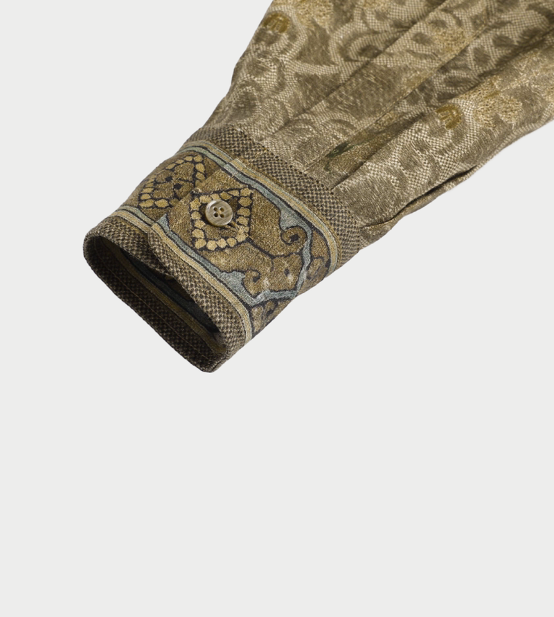 INTO THE EAST Printed Linen Shirt