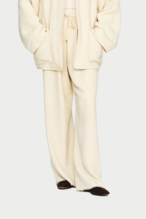 INTO THE EAST Textured Drawstring Pants