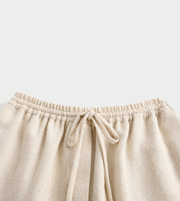 INTO THE EAST Textured Drawstring Pants