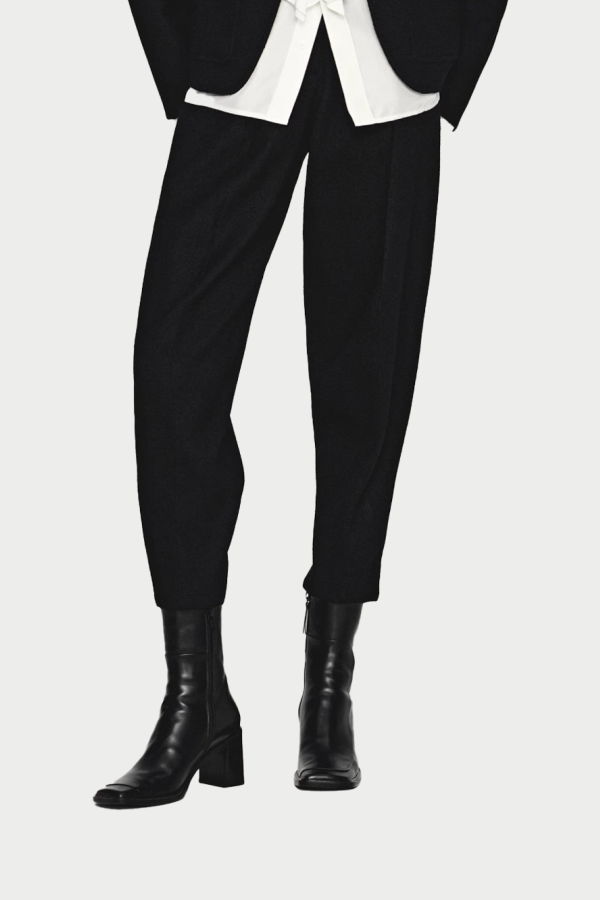 INTO THE EAST Textured Wool Skinny Pants