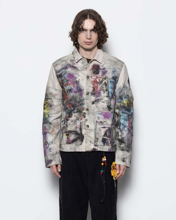 Acne Studios Jacket Trompe L'oeil Print Jacket
