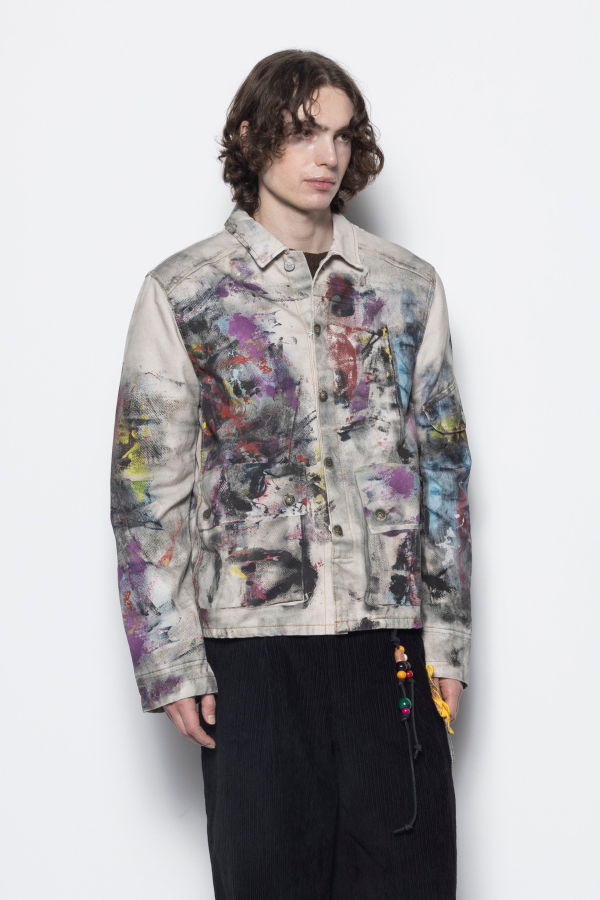 Acne Studios Jacket Trompe L'oeil Print Jacket