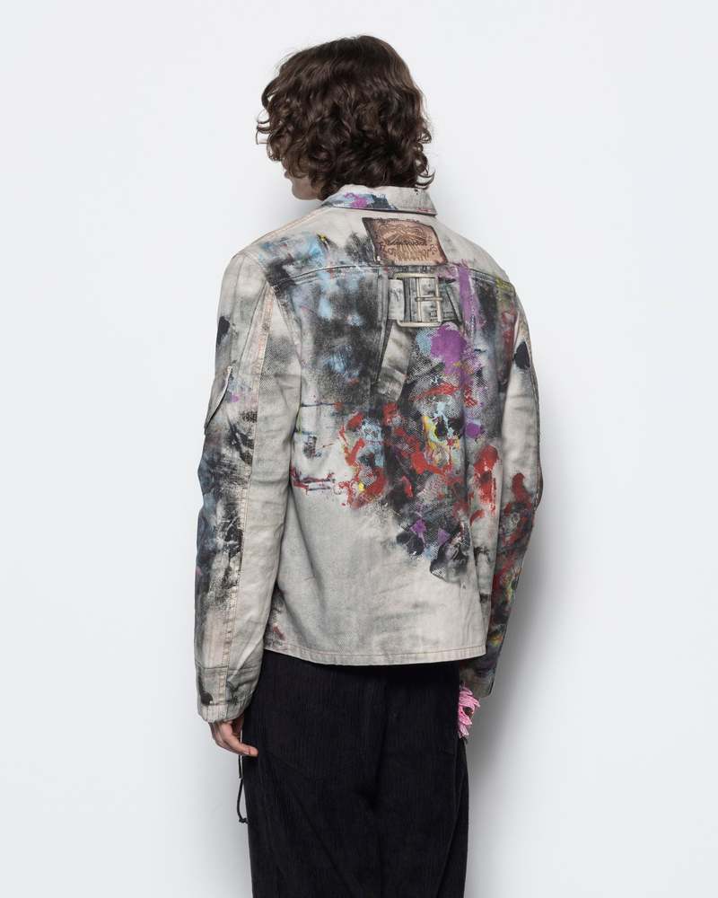 Acne Studios Jacket Trompe L'oeil Print Jacket