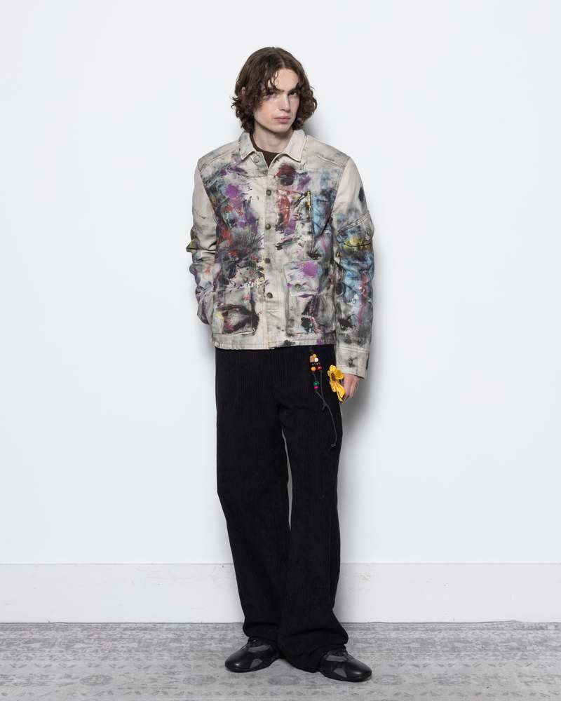 Acne Studios Jacket Trompe L'oeil Print Jacket