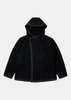 ADER ERROR Hooded-Neck Long-Sleeve Coat - Black - Thumbnail 1