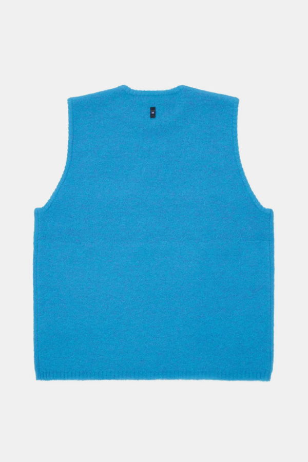 ADER ERROR Crew-Neck Knitted Vest - Sky Blue
