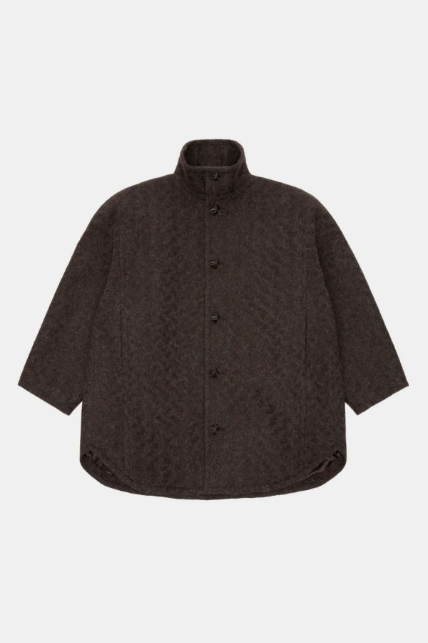 ADER ERROR Quilted Coat - Brown