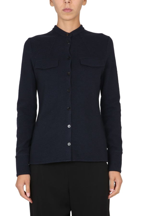 Jil Sander Shirt With Pockets - Blue