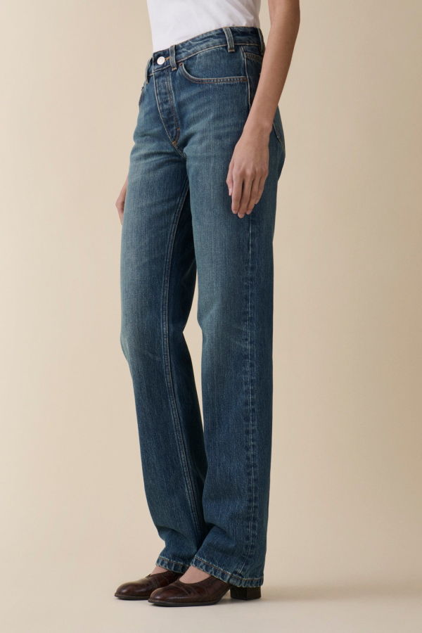 Jeanerica Sisla Mid Rise Straight Leg Jeans