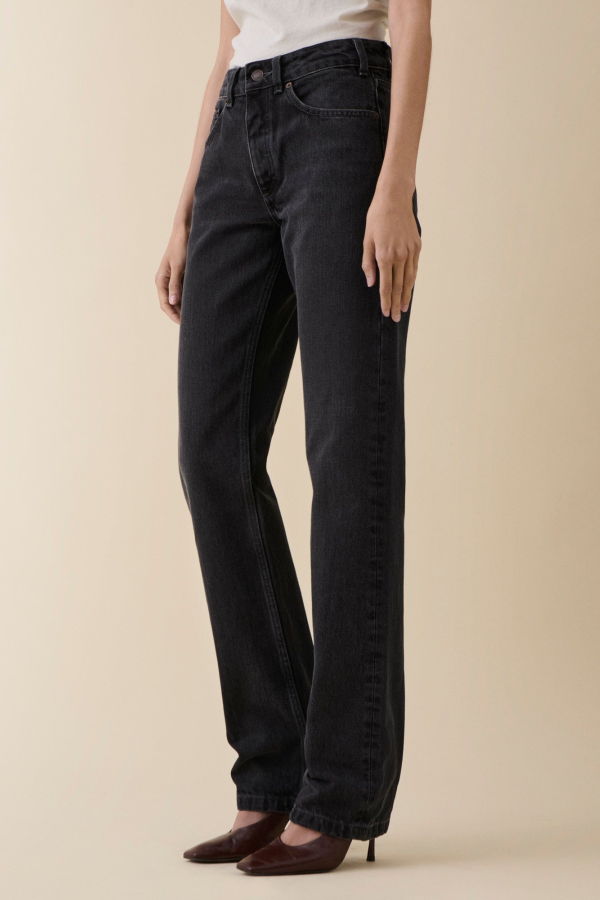 Jeanerica Sisla Mid Rise Straight Leg Jeans