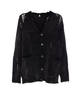 R13 Boyfriend Cardigan - Black - Thumbnail 1
