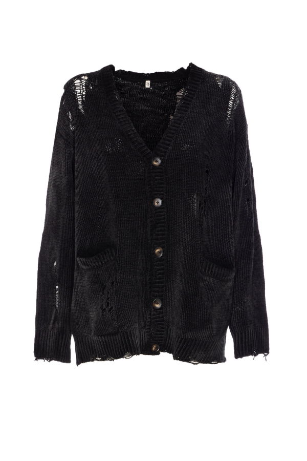 R13 Boyfriend Cardigan - Black