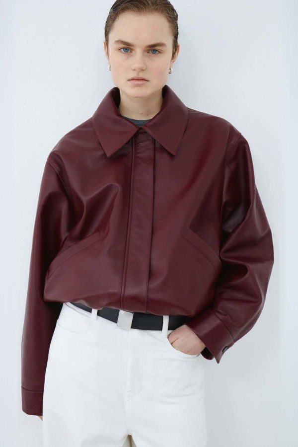 KASSL EDITIONS Bomber Short - Bordeaux