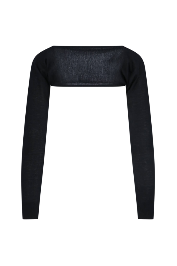 Alaia Knitted Shrug - Black