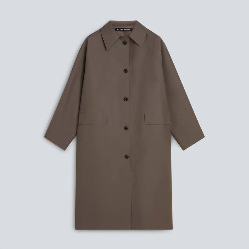 KASSL EDITIONS Original Below Rubber Coat - Ash