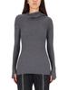 Jean Paul Gaultier Ribbed Wool Sweater - Gray - Thumbnail 1