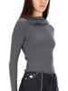 Jean Paul Gaultier Ribbed Wool Sweater - Gray - Thumbnail 4