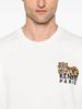 Kenzo Happy Tiger Embroid T-Shirt - Off White - Thumbnail 3