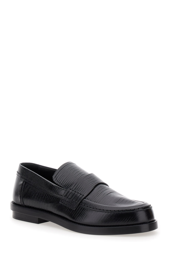 Alexander McQueen Sole Jupiter Leather Loafer - Black